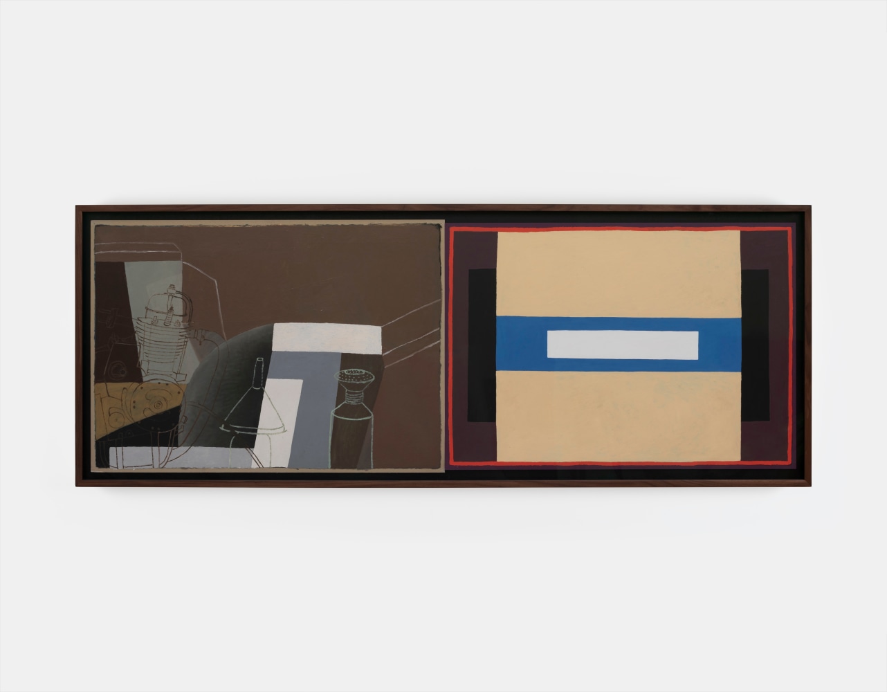 Nathalie Du Pasquier&amp;nbsp;
Motorised, 2022
oil on paper, 2 modules, framed
70 x 100 cm /&amp;nbsp;27.6 x 39.4 in each &amp;nbsp;
80 x 209 cm / 31.5 x 82.3 in framed
