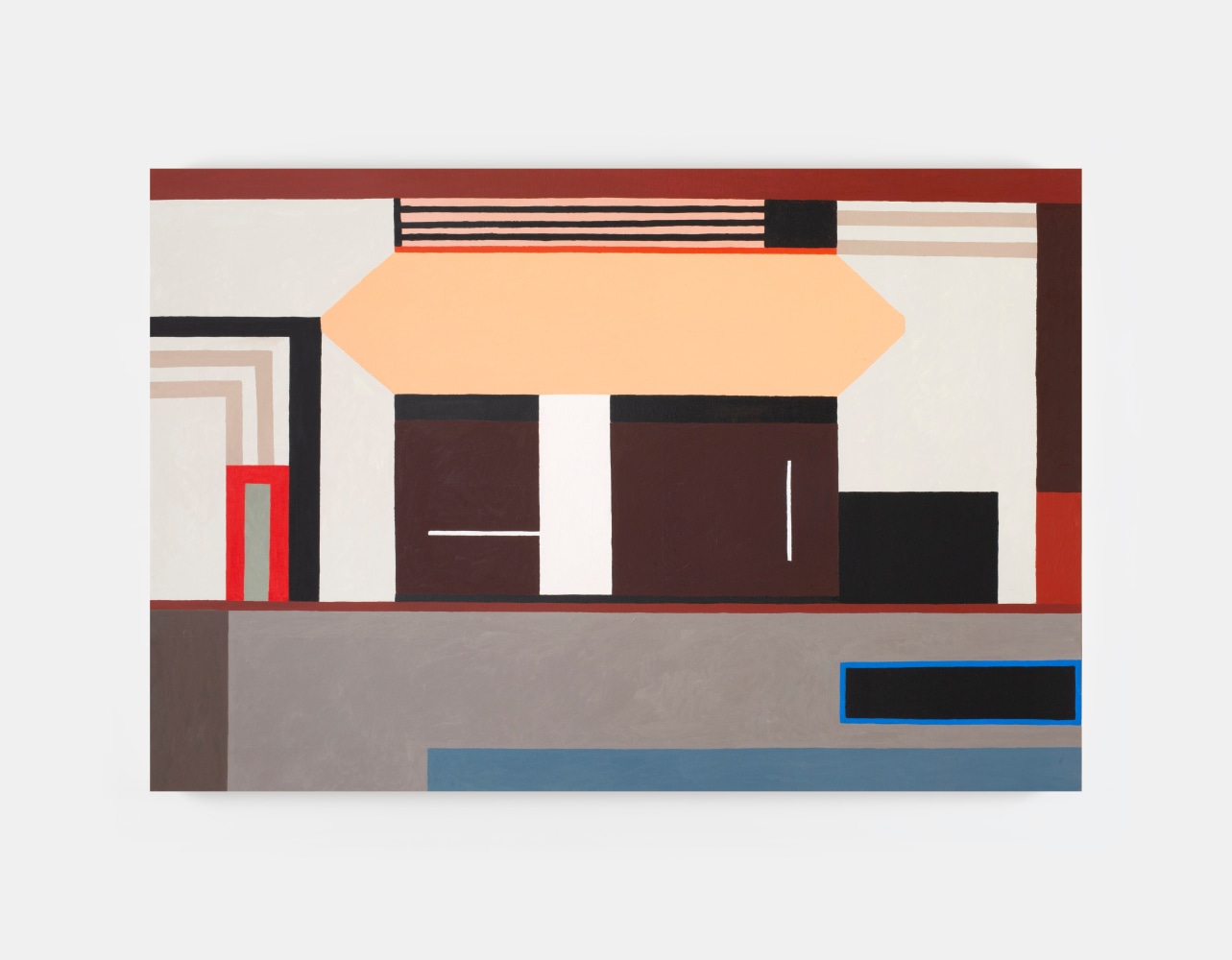 Nathalie Du Pasquier,&amp;nbsp;coming back from Egypt 1, 2024, oil on canvas, 100 x 150 cm / 39.4 x 59.1 in&amp;nbsp; &amp;nbsp;