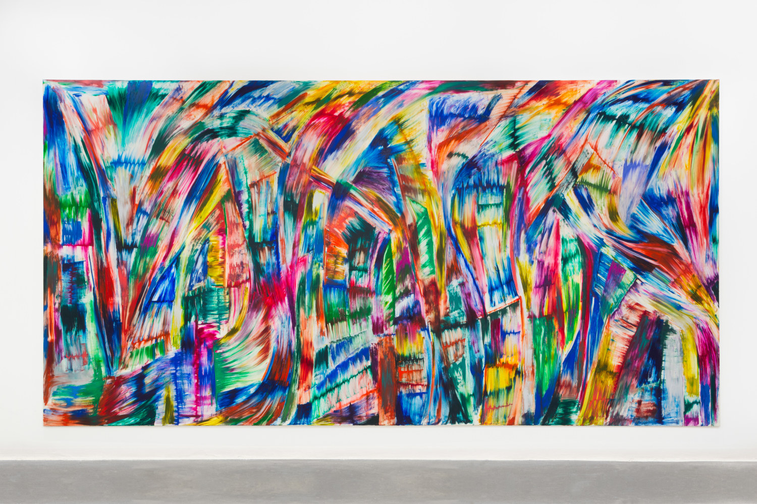 Jan Pleitner&amp;nbsp;
Entering the morphogenetic field, 2016
oil on canvas
253 x 497 cm / 99.6 x 195.7 in&amp;nbsp; &amp;nbsp;

&amp;nbsp;
