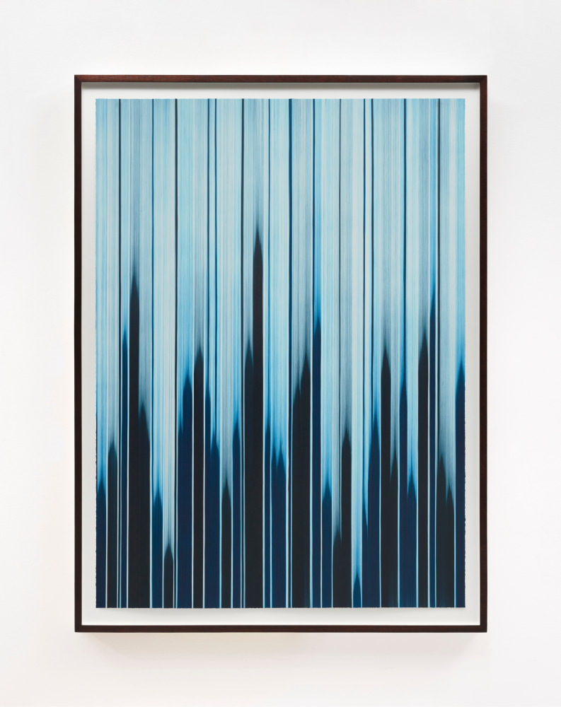 Mark Francis  Ultrasound I,2021 oil on paper 132 x 96 cm / 52 x 37.8 in paper size  140 x 104 cm / 55.1 x 40.9 in framed size