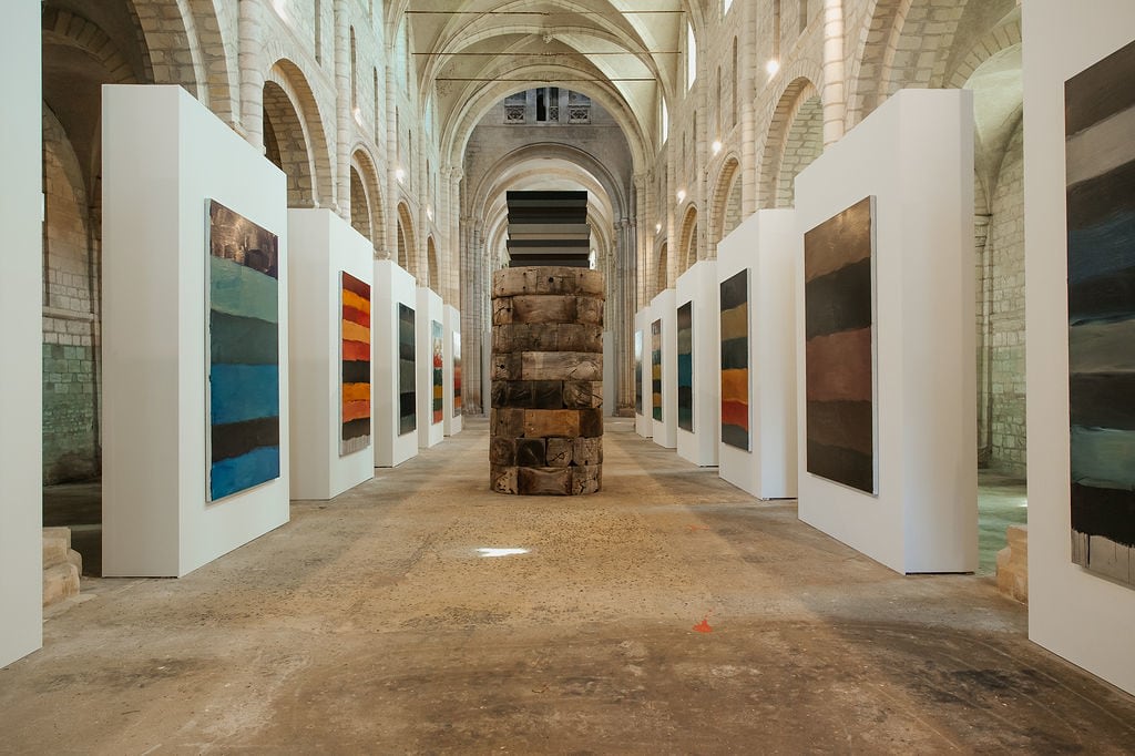 Sean Scully, &amp;Eacute;glise Saint-Nicolas de Caen, installation view, Normandie Impressioniste 2024, 21 June &amp;mdash; 29 September 2024