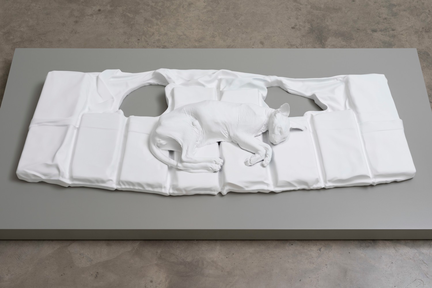 Ailbhe N&amp;iacute; Bhriain&amp;nbsp;
We have reached a certain depth (II) 2023
resin, polyurethane, enamel, acrylic
22 x 172 x 74 cm / 8.7 x 67.7 x 29.1 in&amp;nbsp;
10 x 180 x 121 cm /&amp;nbsp;3.9 x 70.9 x 47.6 in plinth