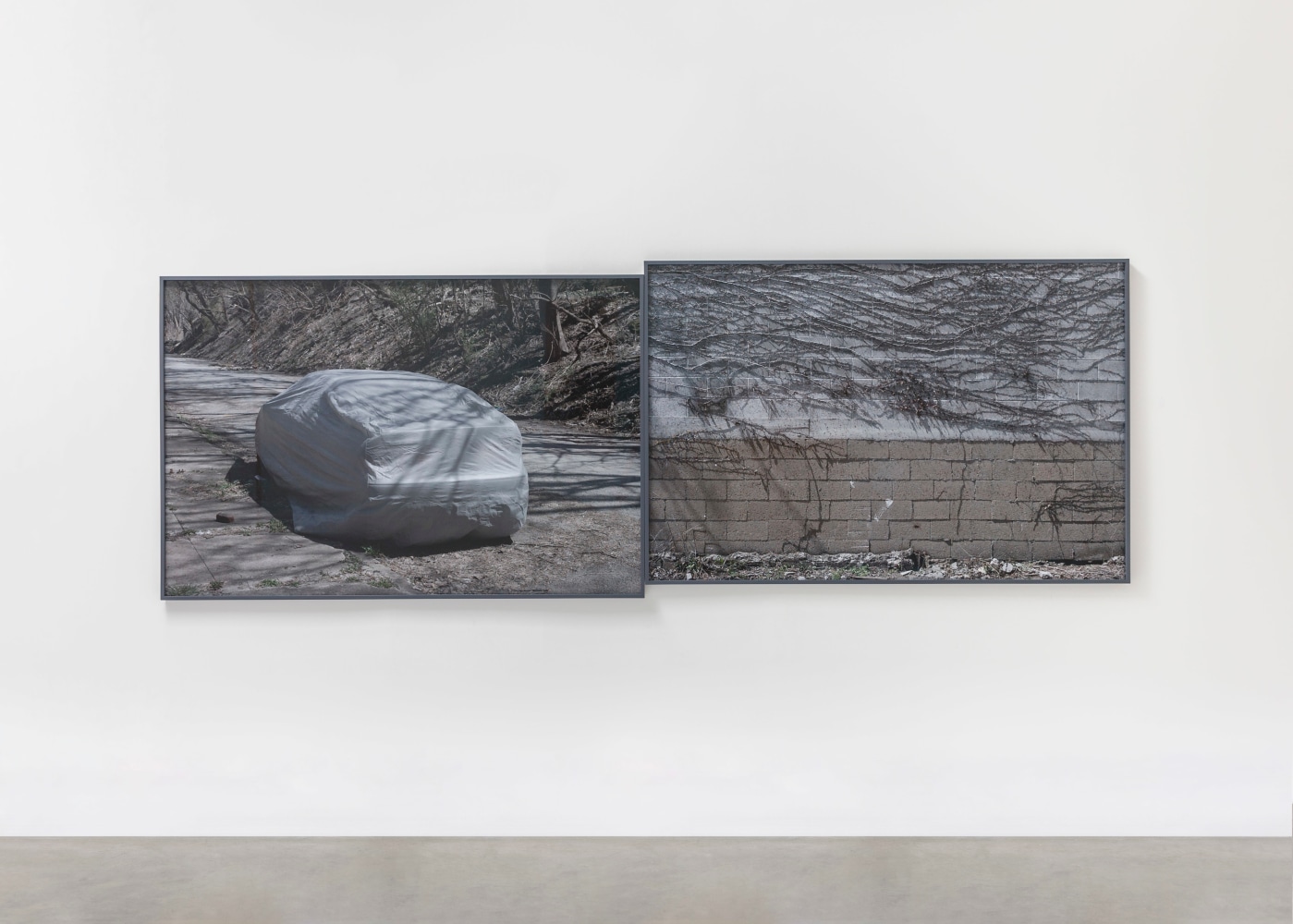 Willie Doherty&amp;nbsp;
Dreams of Security, Dreams of Infiltration, 2018
diptych, framed pigment print mounted on Dibond, edition of 3
107.5 x 160.5 cm / 42.3 x 63.2 in each framed&amp;nbsp;

&amp;nbsp;