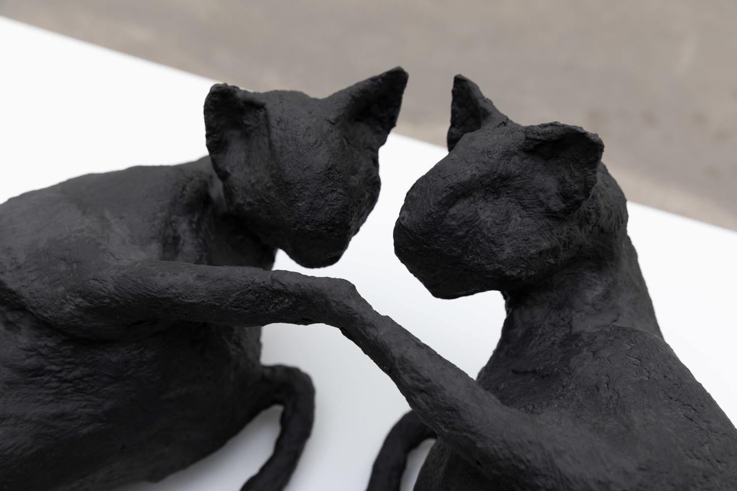 Andy Fitz
Cats II,&amp;nbsp;2021
wire, card, tape, plaster bandage, pigmented jesmonite
18 x 74 x 43 cm / 7.1 x 29.1 x 16.9 in

&amp;nbsp;
