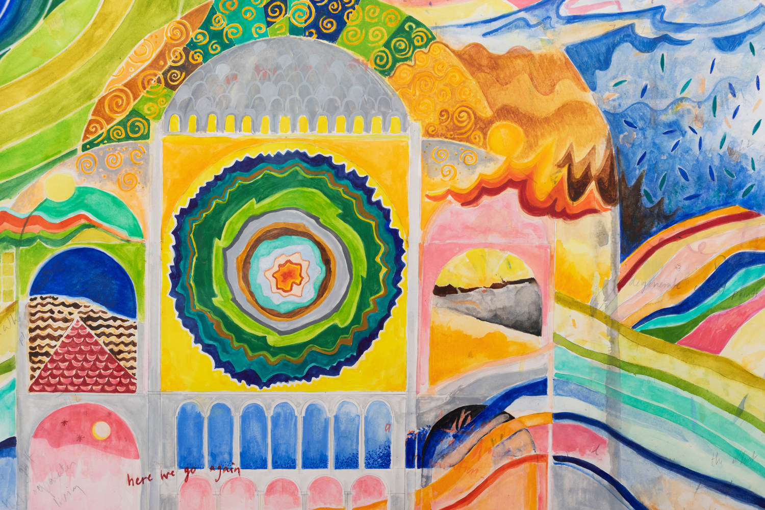 Isabel Nolan
Revelation, 2024
watercolour on paper
42 x 59.4 cm / 16.5 x 23.4 in paper size
47.7 x 65 x 3.7 cm &amp;nbsp;/ 18.8 x 25.6 x 1.5 in framed size