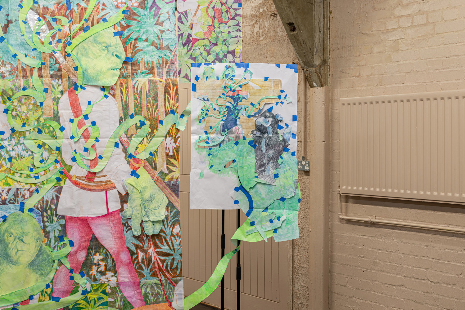 Sam Keogh, The Hunters Enter The Woods Cartoon, St Chads Projects