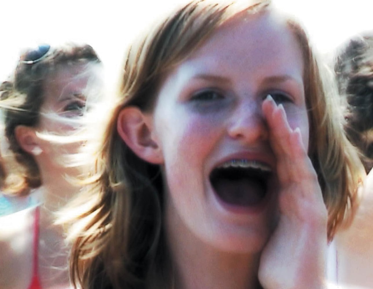 Phil Collins,&amp;nbsp;The louder you scream, the faster we go, 2005, single&amp;ndash;channel colour video projection with audio, 9 mins. 50 sec, Edition of 3 + 2 AP