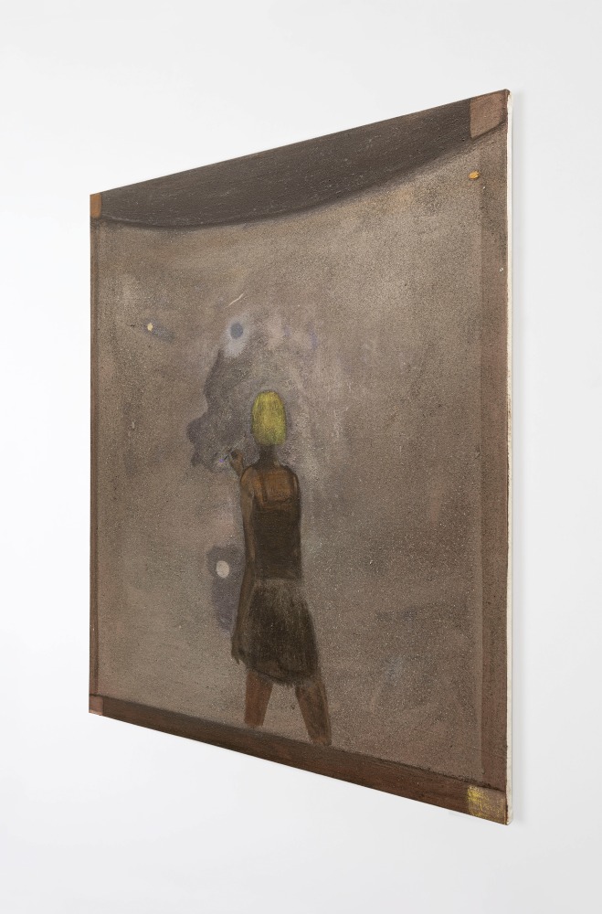 Untitled,&amp;nbsp;2021
acrylic and ash on cotton
87 x 75 cm / 34.3 x 29.5 in&amp;nbsp; &amp;nbsp;