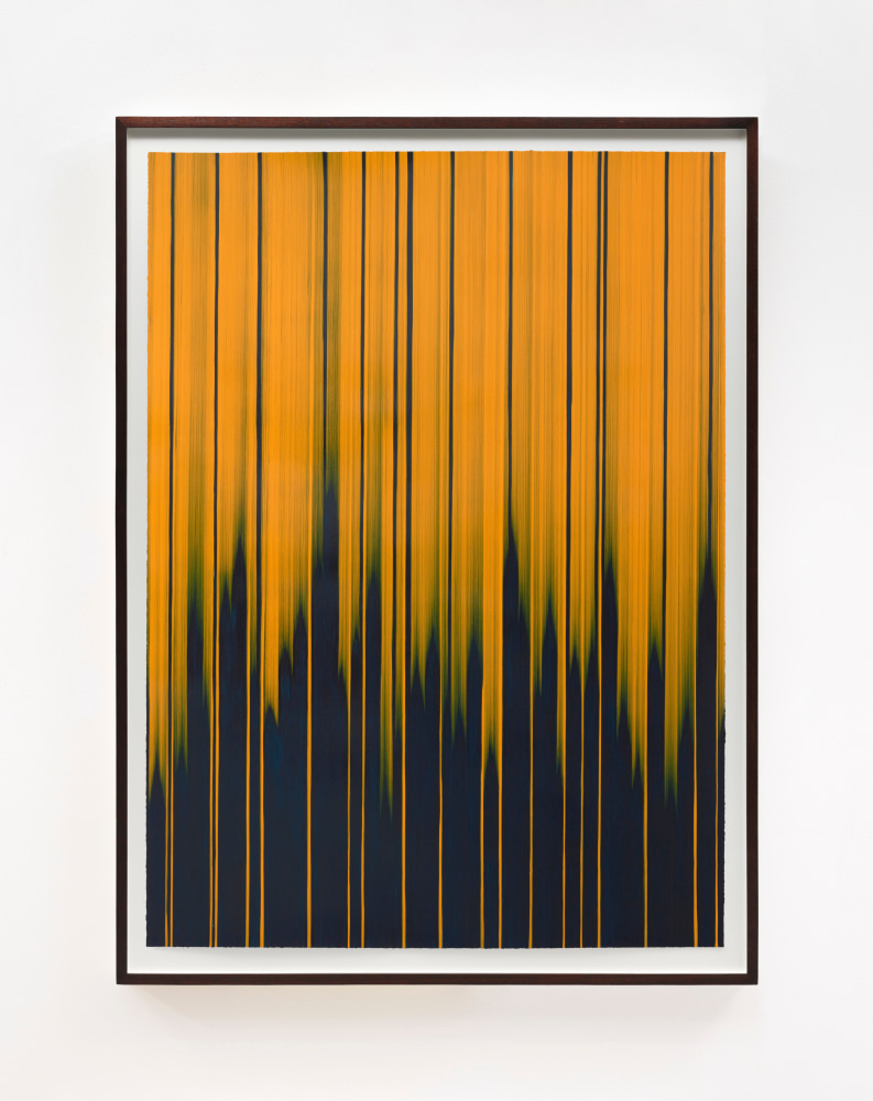 Mark Francis  Ultrasound II, 2021 oil on paper 132 x 96 cm / 52 x 37.8 in paper size  140 x 104 cm / 55.1 x 40.9 in framed size