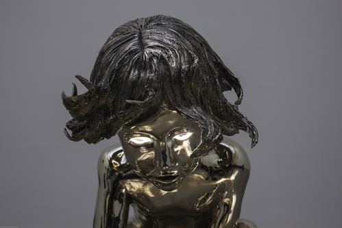 Eoin Mc Hugh,&amp;nbsp;Little Hans nightlight, 2014,&amp;nbsp;nickel silver and lighting unit,&amp;nbsp;edition of 2 + 1 AP,&amp;nbsp;49 x 44 x 41 cm / 19.3 x 17.3 x 16.1 in
&amp;nbsp;