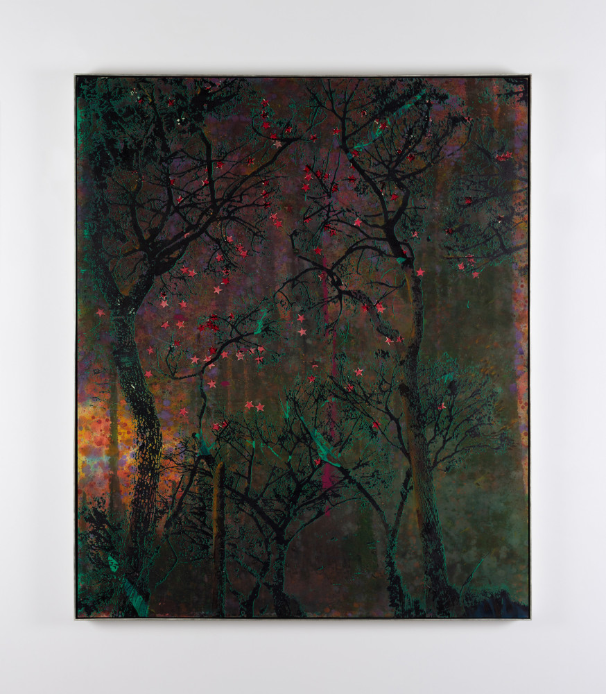 Elizabeth Magill&amp;nbsp;
Red Stars,&amp;nbsp;2021
oil and mixed media on canvas
183 x 153 cm / 72 x 60.2 in&amp;nbsp; &amp;nbsp;
