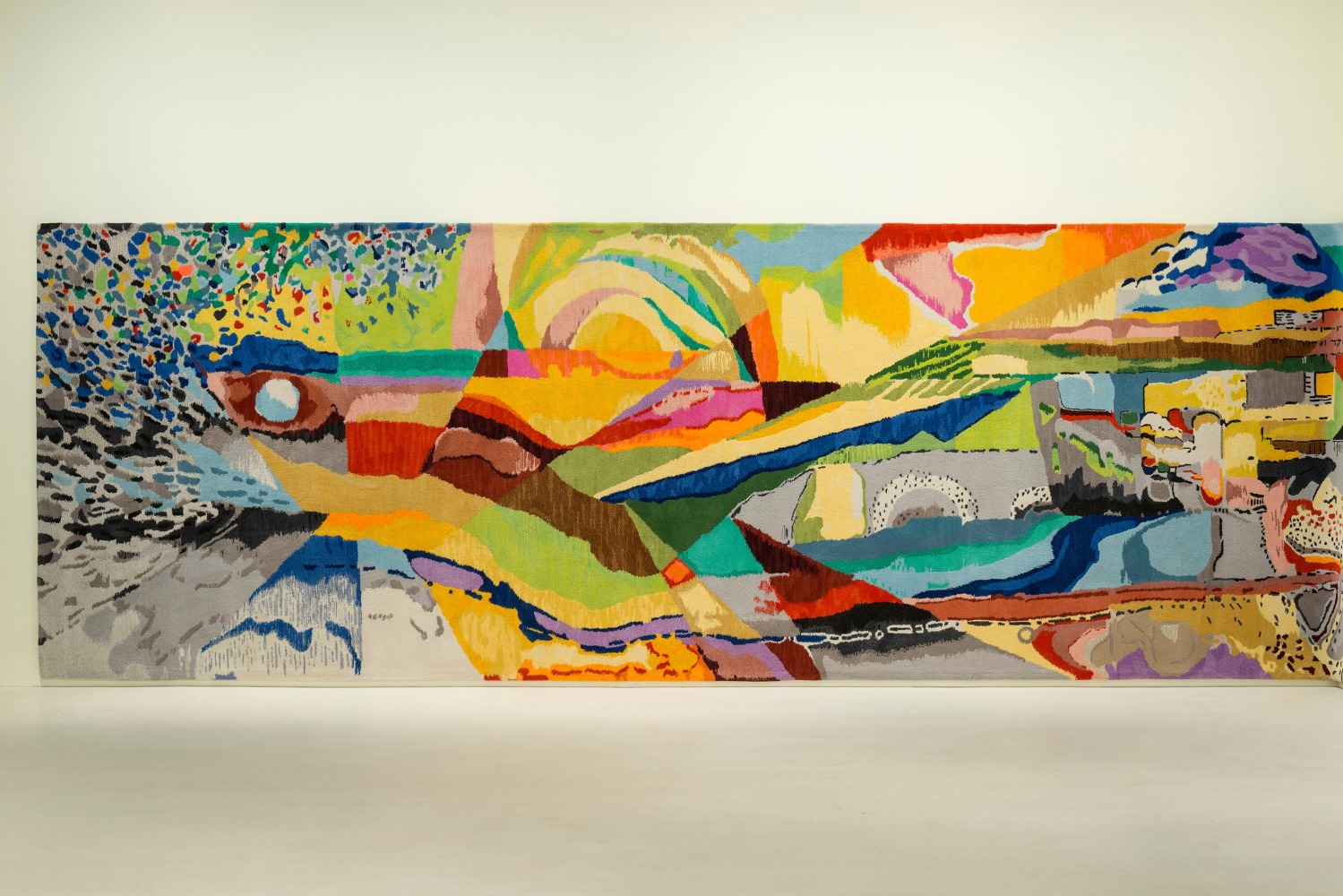 Isabel Nolan&amp;nbsp;
The Barely Perceptible Vibration of Everything,&amp;nbsp;2017
hand-tufted 100% New Zealand Wool, 15mm pile
256 x 1945 cm / 100.8 x 765.7 in&amp;nbsp; &amp;nbsp;
Collection of TATE Gallery, London