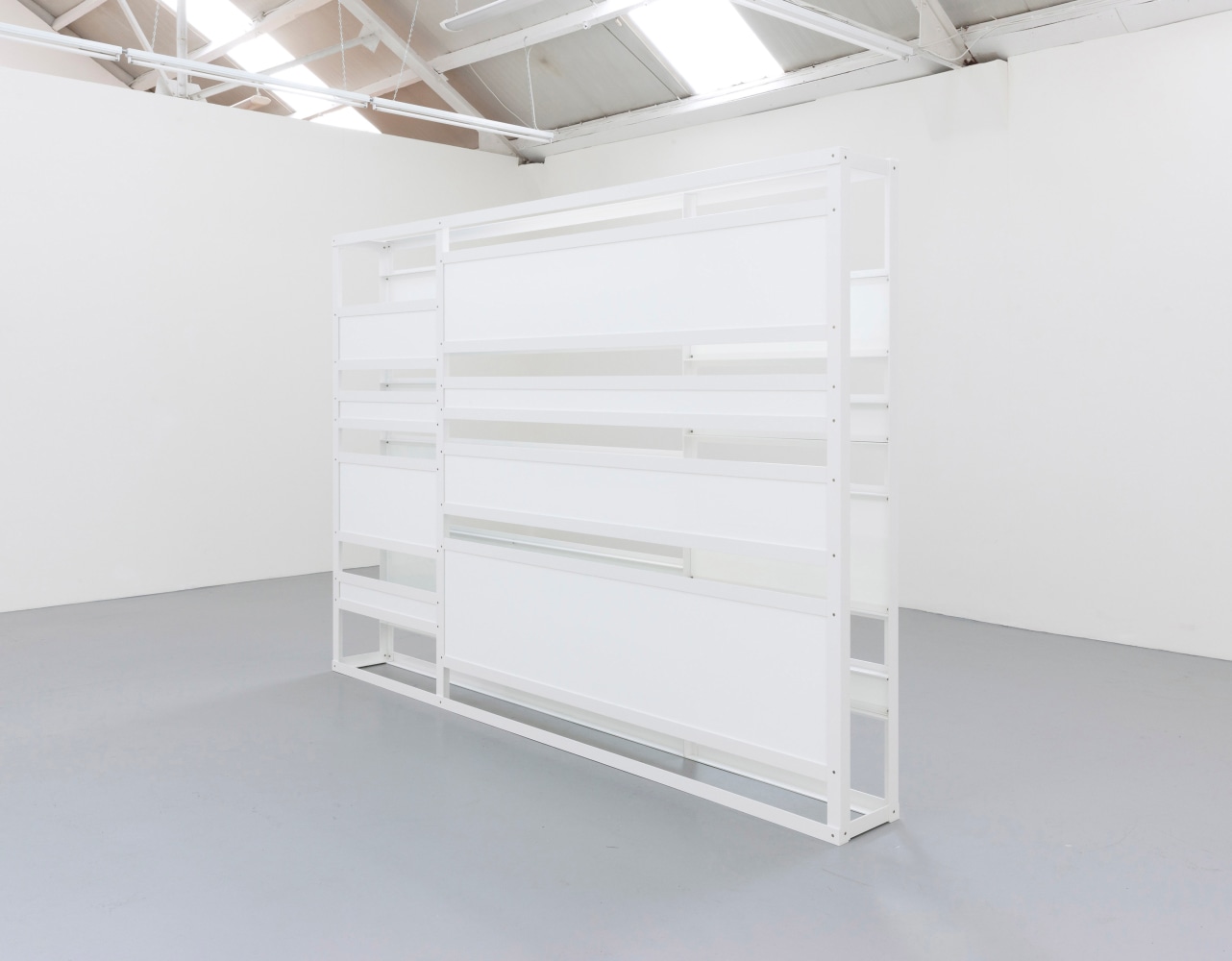 Leeched Screen,&amp;nbsp;2014

powder-coated aluminium, Plexiglas

304.8 x 213.5 x 31.5 cm / 120 x 84.1 x 12.4 in