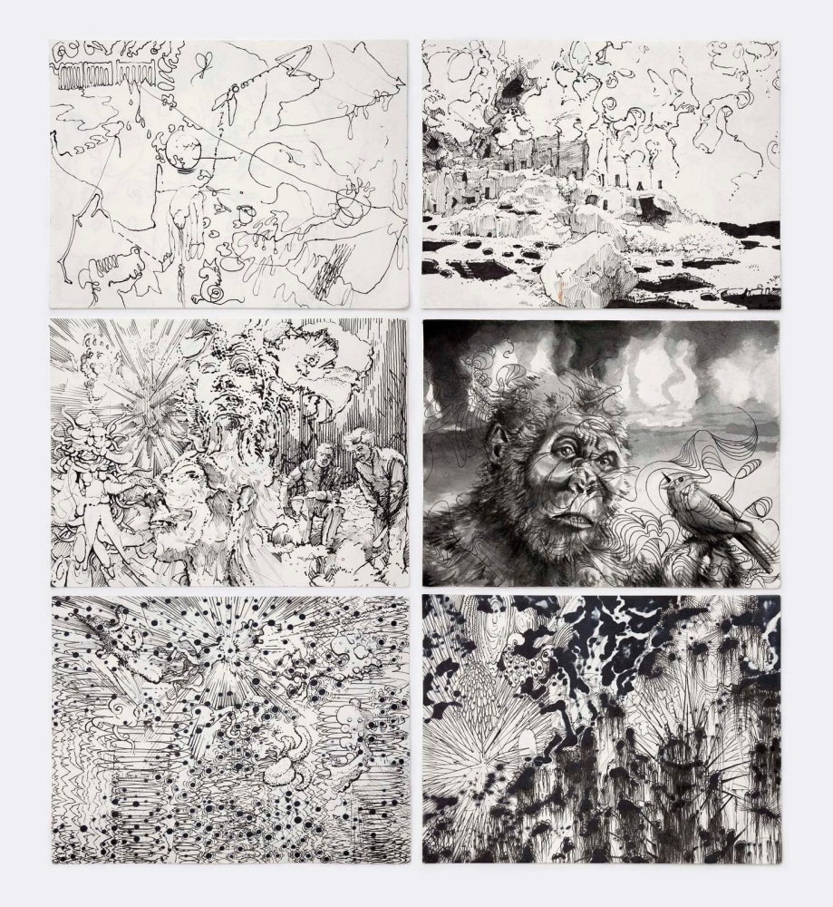 Eoin Mc Hugh
io, pp. 49-54,&amp;nbsp;
pigment ink on paper six pages
15 x 20 cm / 5.9 x 7.9 in each