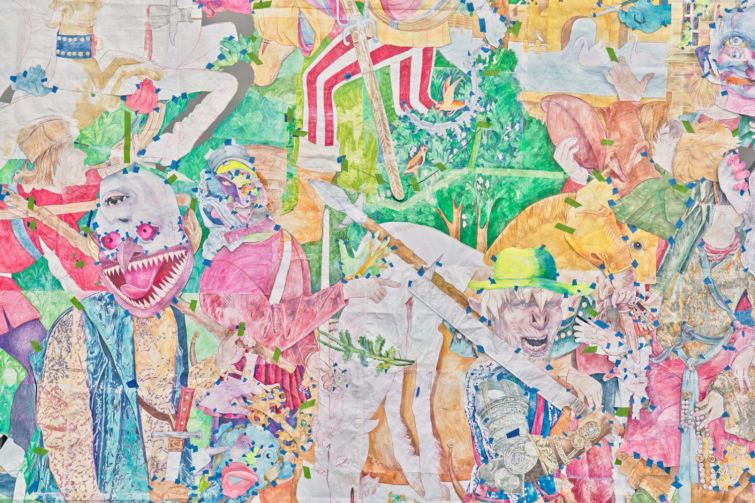 Sam Keogh, 'The Unicorn is Killed and Returned to the Castle Cartoon'