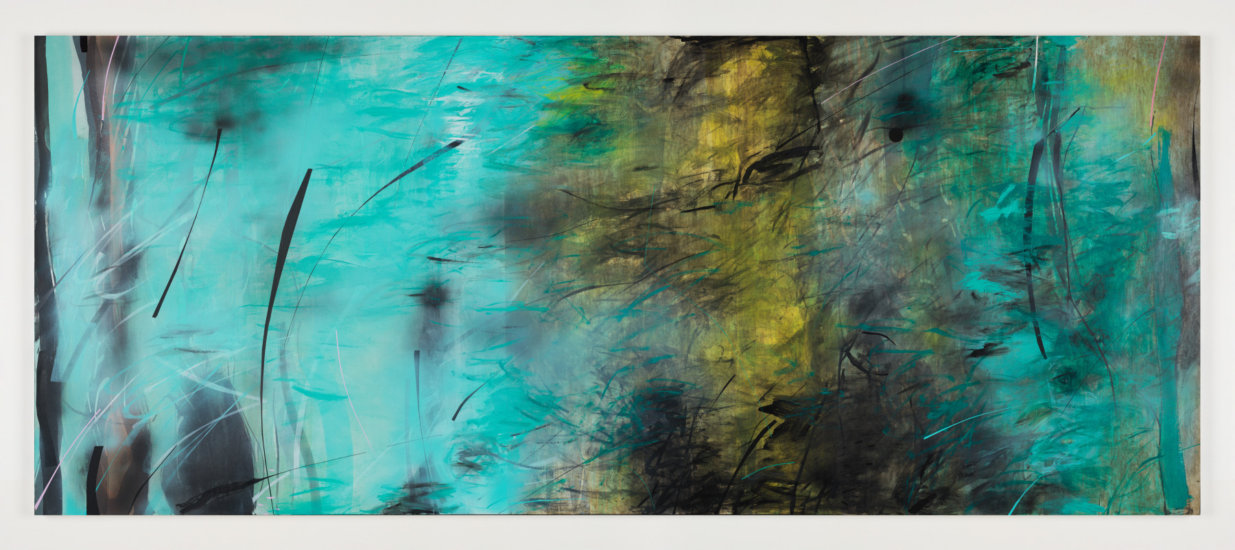 Zhou Li&amp;nbsp;
Spring No.2 /《春》之二,&amp;nbsp;2020
mixed media on canvas
250 x 600 cm / 98.4 x 236.2 in&amp;nbsp; &amp;nbsp;