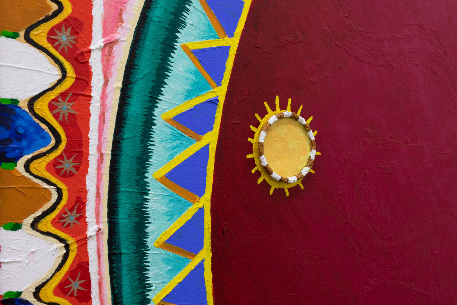 Cycles of Existential Rhyme,&amp;nbsp;2020-21
oil, rope, nails and wood on canvas&amp;nbsp;
180.3 x 129.5 cm / 71 x 51 in&amp;nbsp;