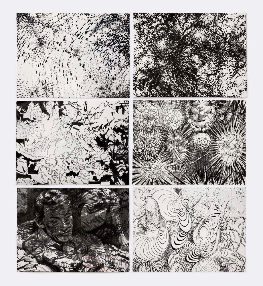 Eoin Mc Hugh
io, pp. 19-24,
pigment ink on paper six pages
15 x 20 cm / 5.9 x 7.9 in each