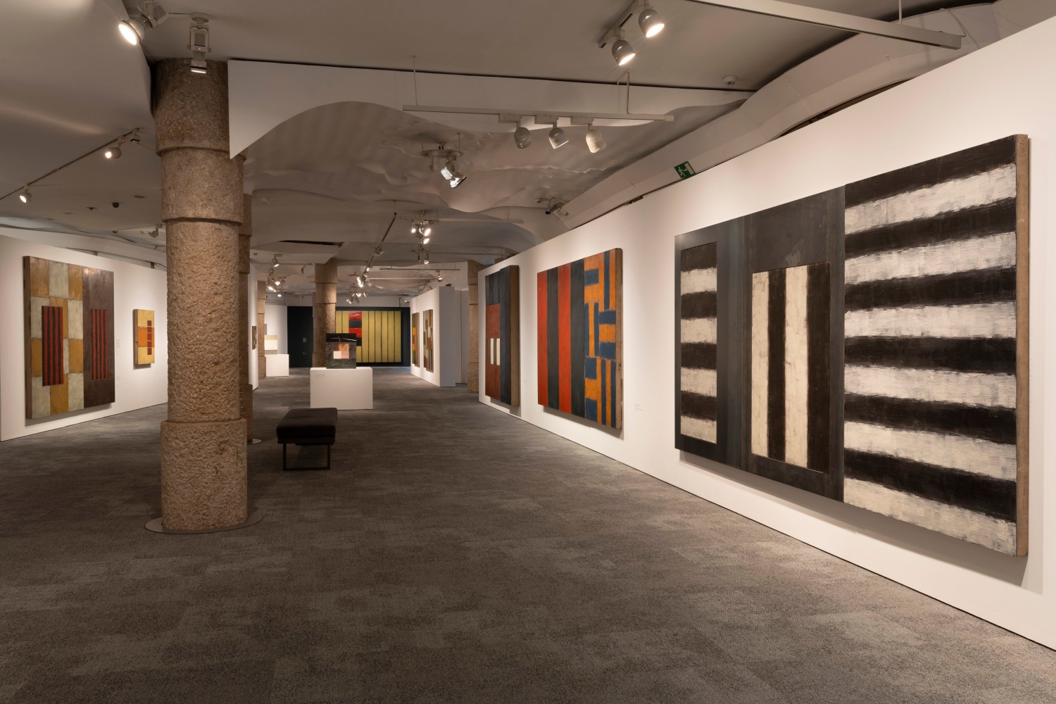 Sean Scully, installation view, La Pedrera, Barcelona, 14 March – 6 July 2025
