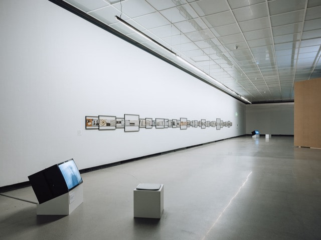 Exhibition view “On Television, Beckett” at Württembergischer Kunstverein Stuttgart, 2024, Photos by Johannes Ocker