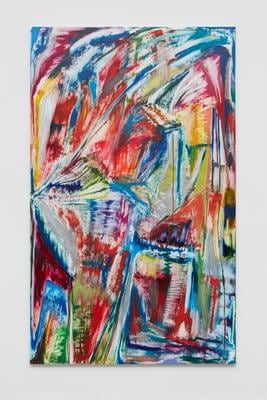 Jan Pleitner,&amp;nbsp;Untitled, 2015, oil on canvas, 230 x 140 cm / 90.6 x 55.1 in