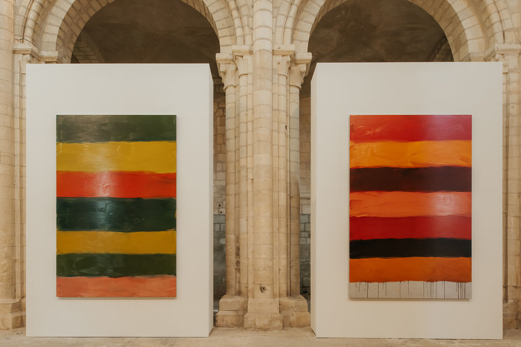 Sean Scully, &amp;Eacute;glise Saint-Nicolas de Caen, installation view, Normandie Impressioniste 2024, 21 June &amp;mdash; 29 September 2024