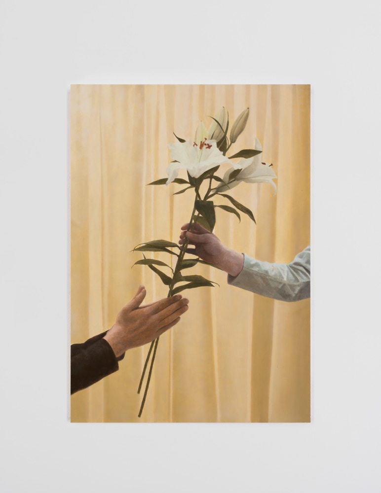 Paul Winstanley&amp;nbsp;
Lilies 2 (After Filippo Lippi),&amp;nbsp;2019
oil on gesso on panel
48 x 34 X 3.2 cm / 18.9 x 13.4 X 1.3 in&amp;nbsp;