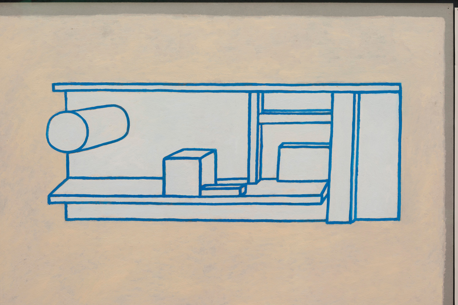 Nathalie Du Pasquier

Floating,&amp;nbsp;2022

oil on paper, 2 modules

78.5 x 208 cm / 30.9 x 81.9 in framed