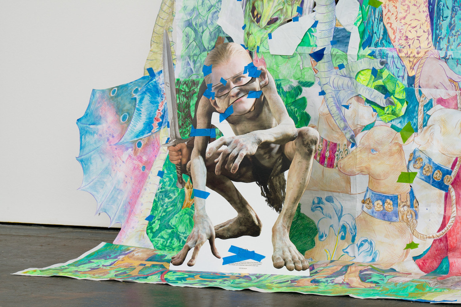 Sam Keogh, 'The Unicorn is Killed and Returned to the Castle Cartoon'