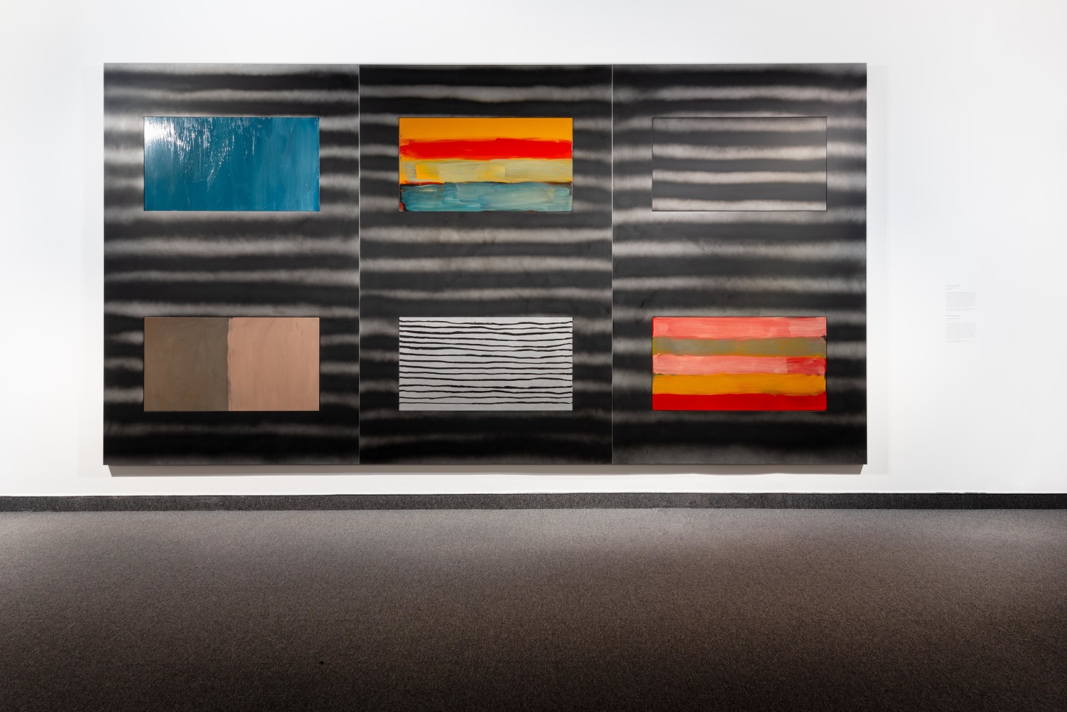 Sean Scully, UNINSIDEOUT, installation view, The Museum of Fine Arts &amp;ndash; Hungarian National Gallery, Budapest, Hungary, 17 May &amp;ndash; 1 September 2024&amp;nbsp;&amp;copy; Museum of Fine Arts, Budapest