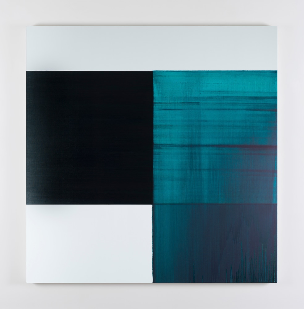 Callum Innes Exposed Painting Caribbean Turquoise