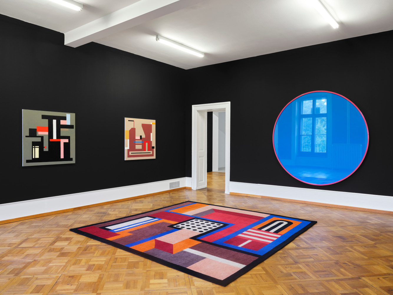 Nathalie Du Pasquier, NATHALIE DU PASQUIER and OLIVIER MOSSET 1+1=3, Kunsthaus Biel Centre d&amp;#39;art Bienne, 2024, Photo: Thomas Annaheim Lambert