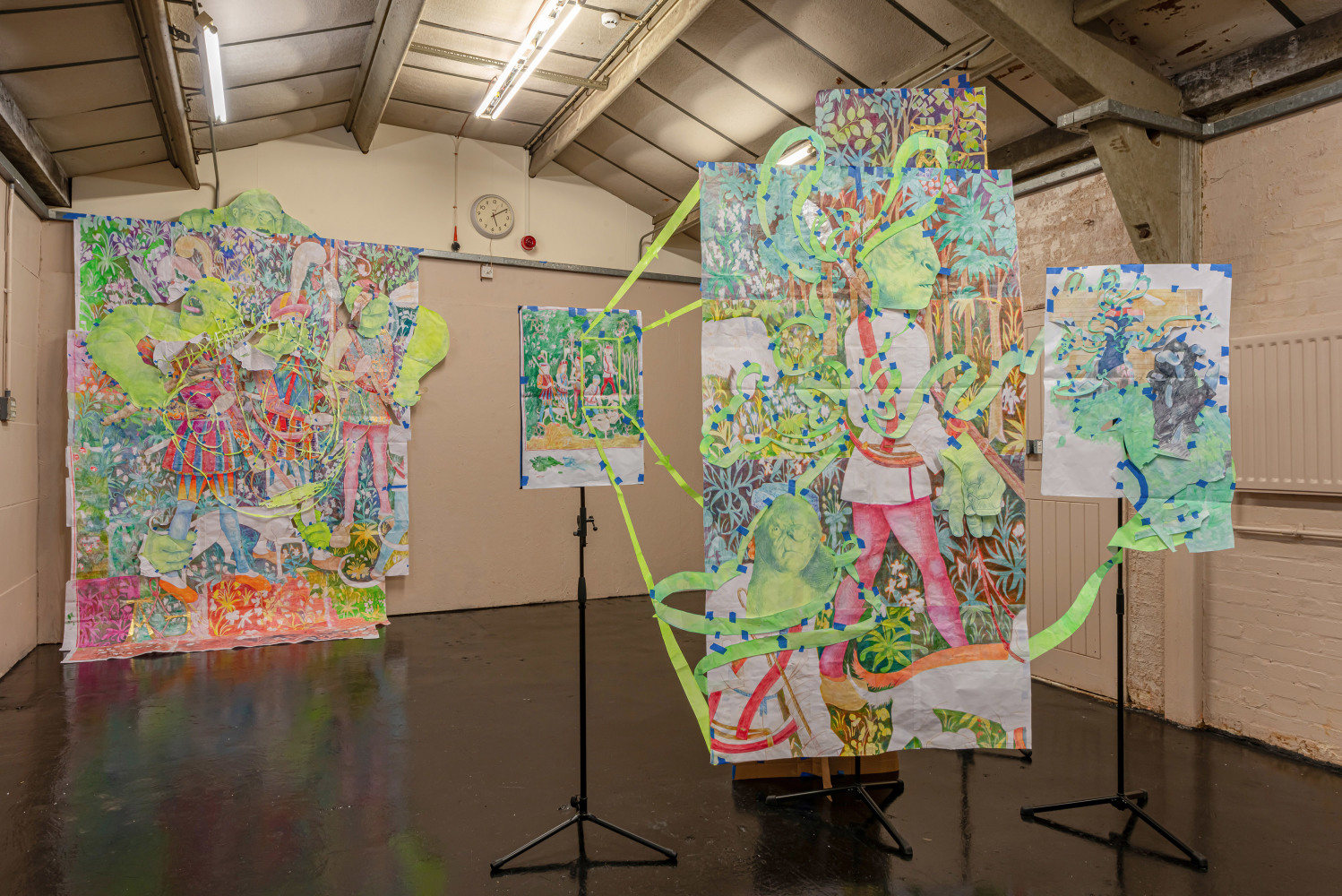 Sam Keogh, The Hunters Enter The Woods Cartoon, St Chads Projects