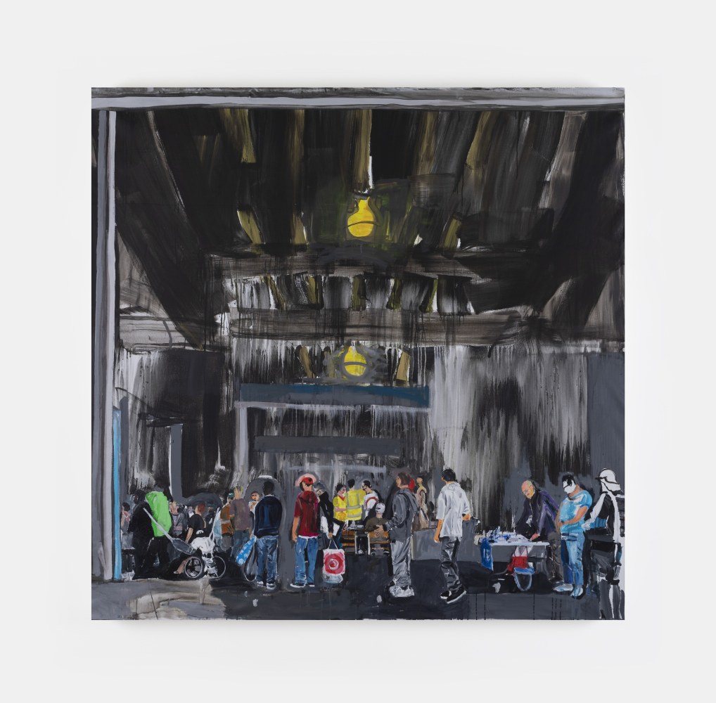 Brian Maguire, Soup Kitchen USA, 2023