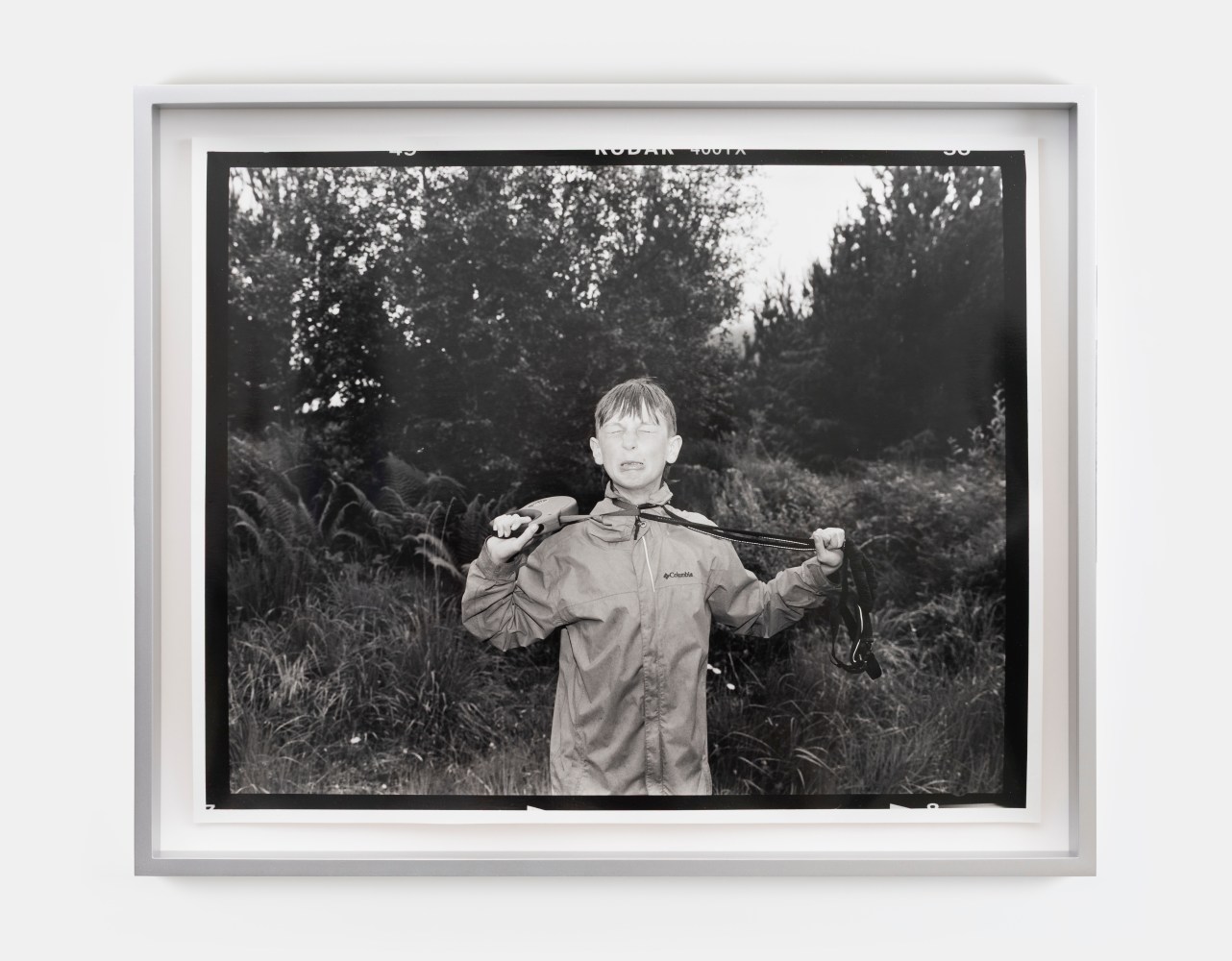 Gerard Byrne&amp;nbsp;
M7 / Roll 53 / Exp 06,&amp;nbsp;2008 - ongoing
hand-printed silver gelatin print, aluminium frame, edition of 3
38.6 x 47.8 cm / 15.2 x 18.8 in print size&amp;nbsp;
44 x 53.5 x 5 cm / 17.3 x 21.1 x 2 in framed