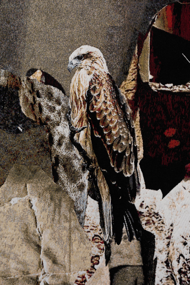 Ailbhe N&amp;iacute; Bhriain&amp;nbsp;
Interval III, 2024
Jacquard tapestry, cotton, wool, silk, Lurex,
edition of 3 + 2AP
269.5 x 336 cm/ 106.1 x 132.3 in
DETAIL &amp;nbsp;