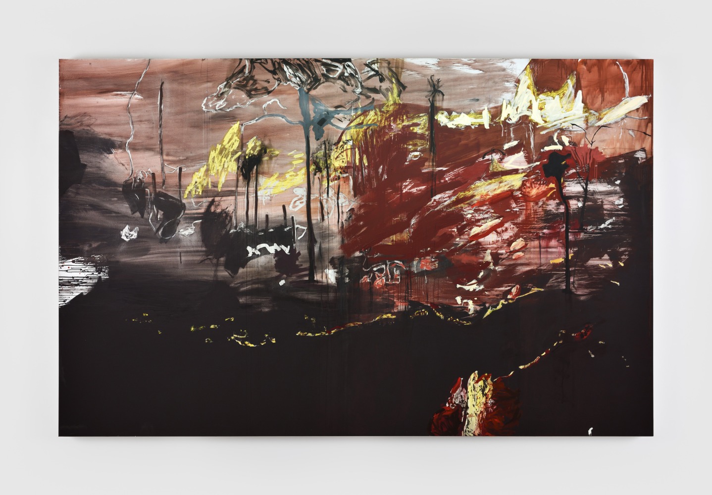 Brian Maguire
The Burning Amazon
2022
acrylic on canvas
290 x 460 cm /&amp;nbsp;114.2 x 181.1 in
