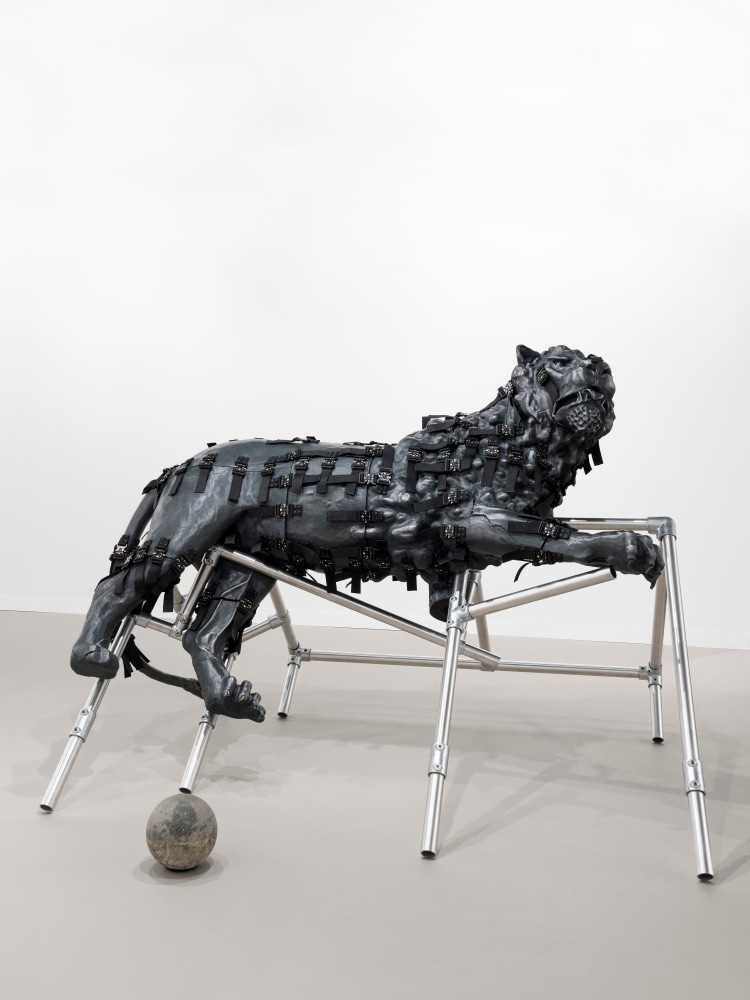 Siobh&amp;aacute;n Hapaska&amp;nbsp;
Lion,&amp;nbsp;2024
polylactic acid, paint, concrete, aluminium
163 x 220 x 192 cm / 64.2 x 86.6 x 75.6 in&amp;nbsp;