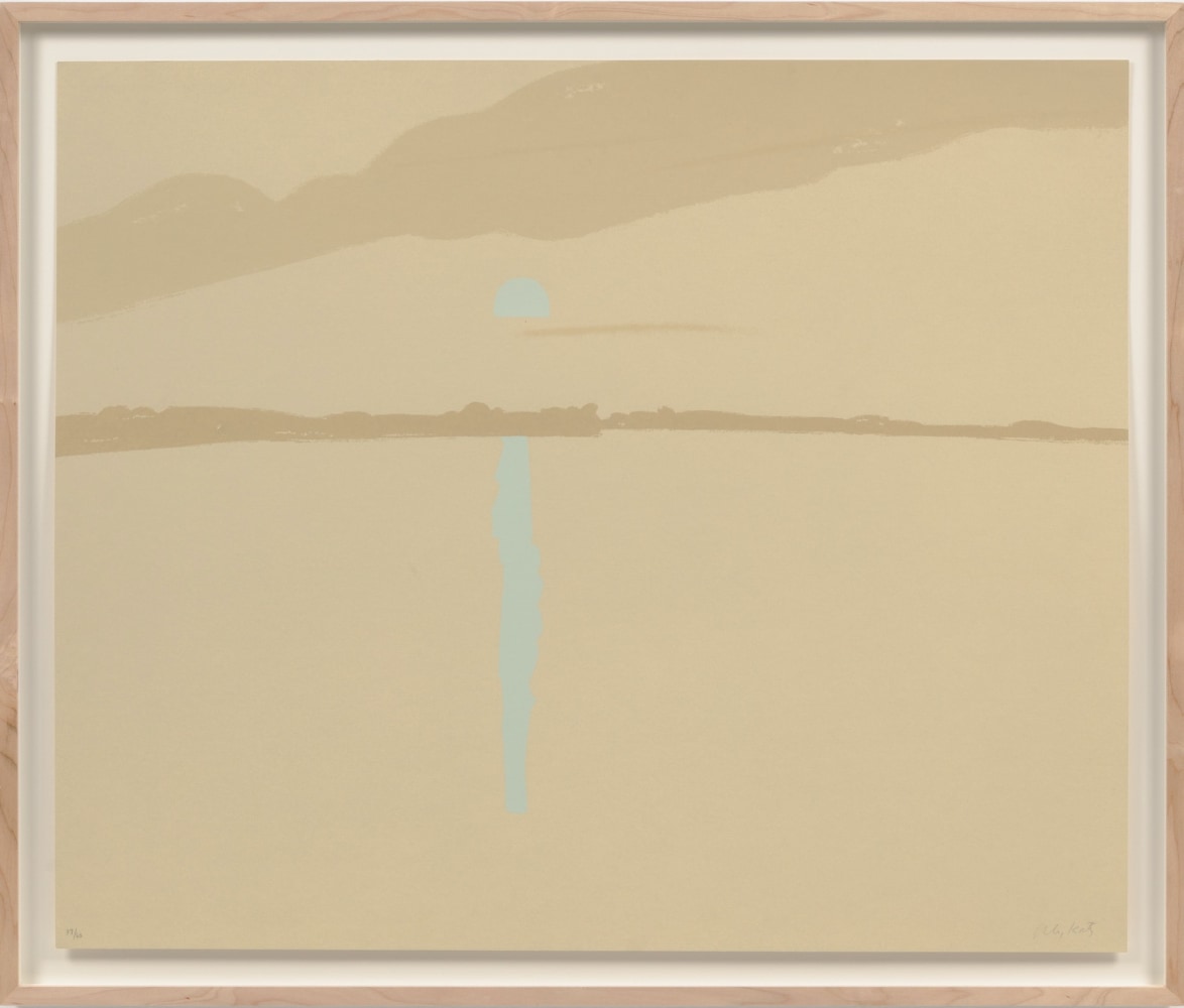 Sunset: Lake Wesserunsett III, 1972

screenprint, edition of 60

30 x 36 in. / 76.2 x 91.4 cm