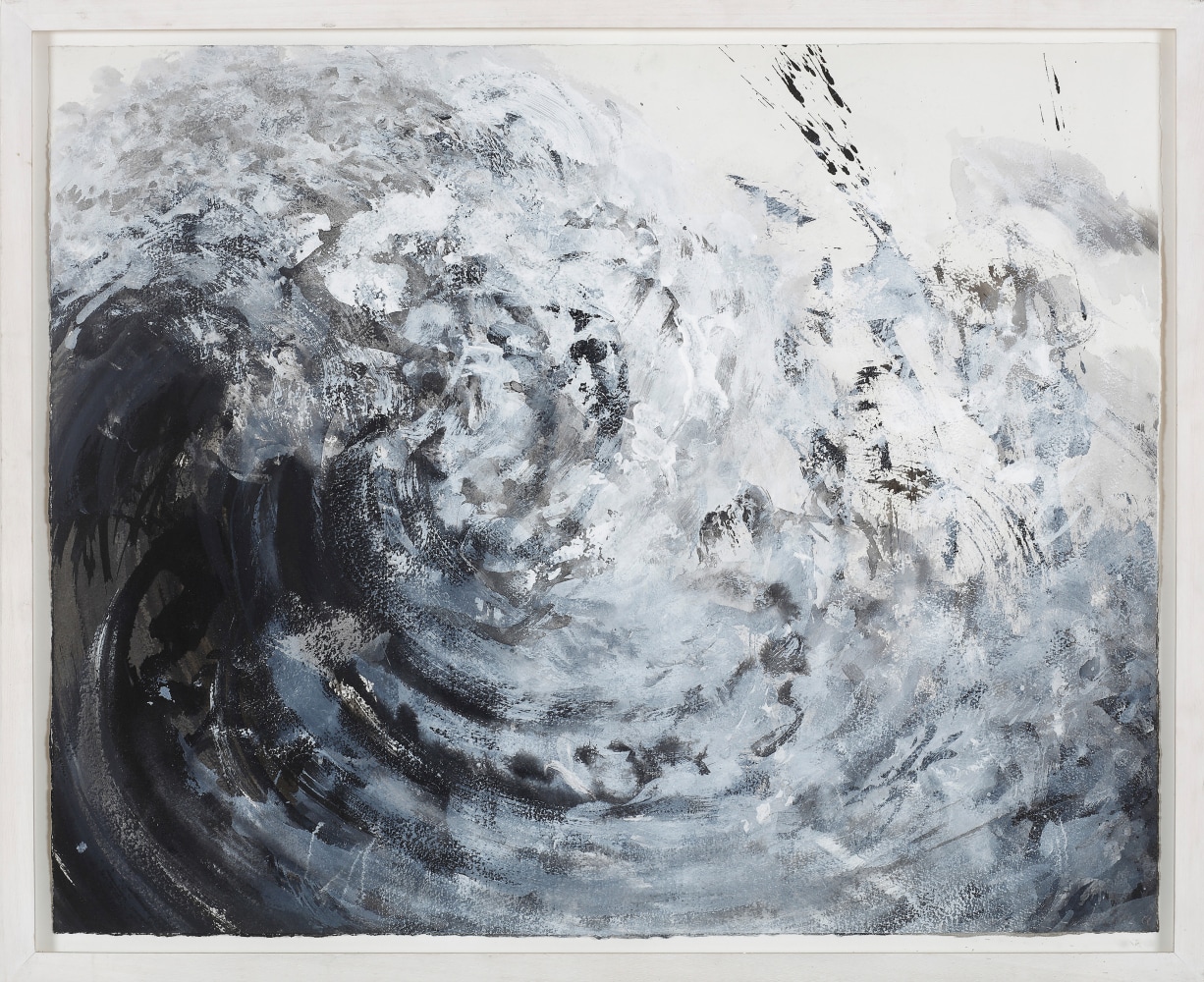 Wave Breaking 4, 2007

ink and acrylic on paper

22 &amp;frac12; x 27 &amp;frac34; in. / 56.5 x 70.5 cm