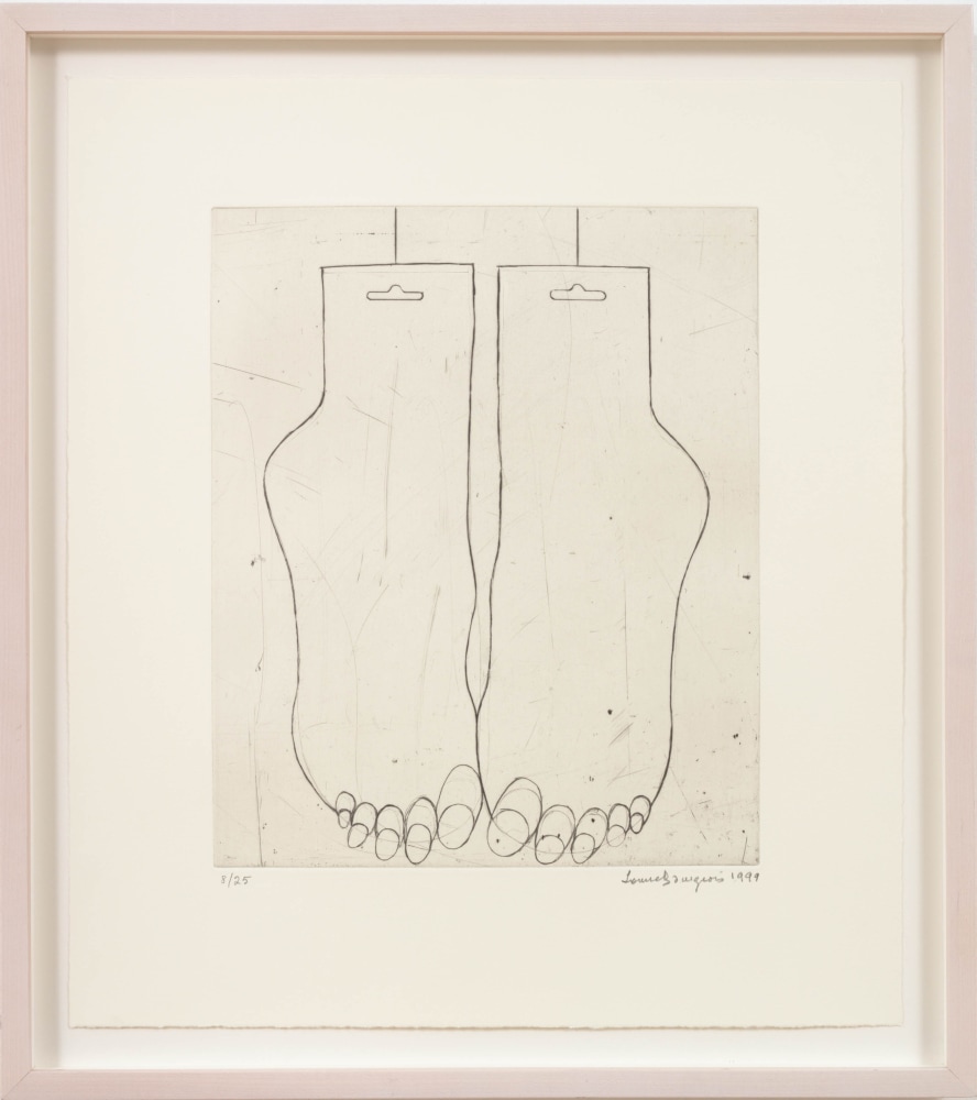 Feet (Socks), 1999

drypoint, edition of 25 + 7 AP + 5 PP

17 x 15 in. / 43.2 x 38.1 cm

Sold