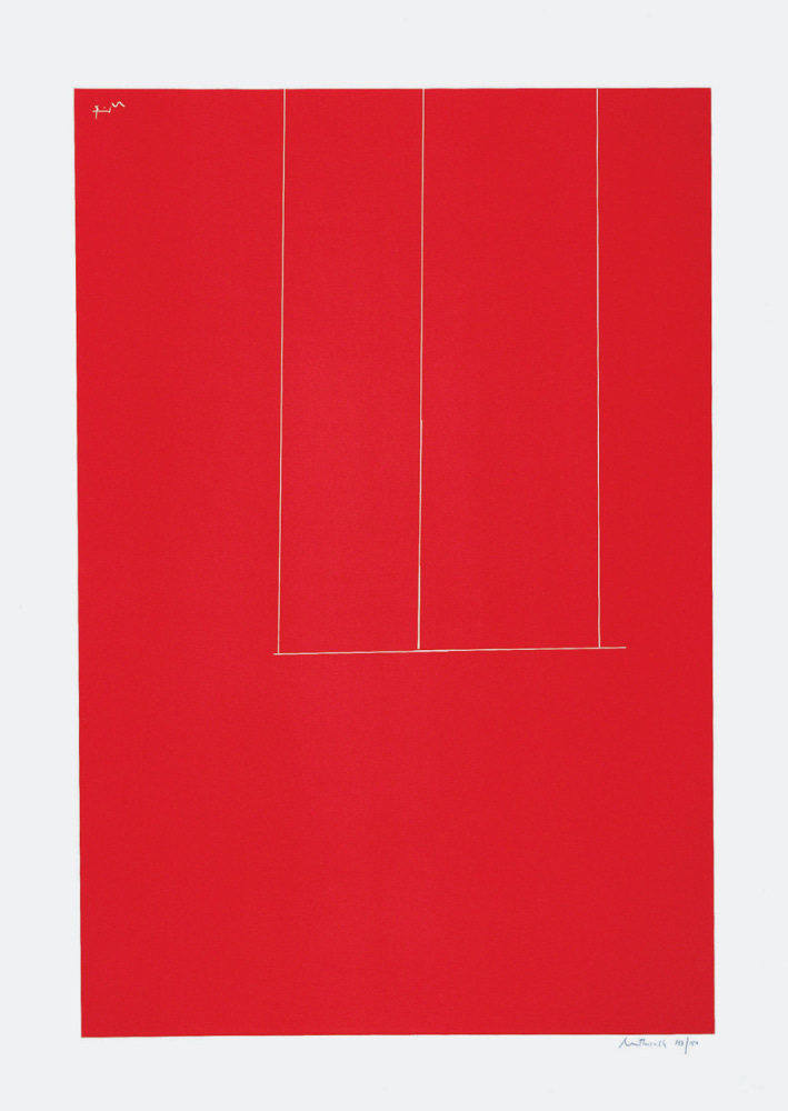 London Series I: Untitled (Red), 1971

screenprint on J.B. Green mould-made Double Elephant paper, edition of 150

41 x 28 1/4 in. / 104.1 x 71.8 cm