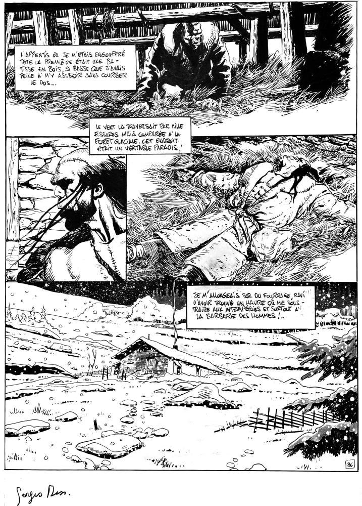 Frankenstein Page #88, 2021

China ink on paper

Page Size: 17 x 12 inches