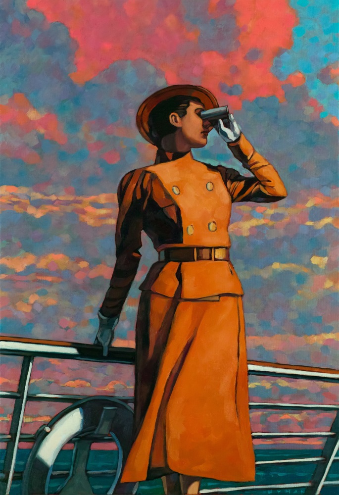 Observation Deck (Study), 2021
Oil on linen
28 3/4 x 19 3/5 x 1 1/2 inches

Sold