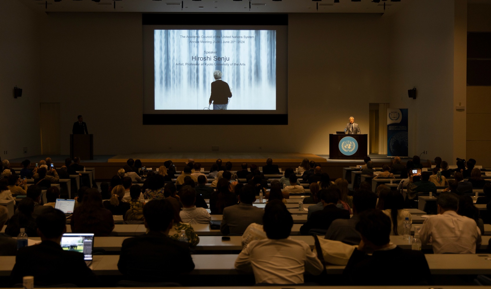 I spoke to about 300 attendees who gathered from all over the world about how art can help people live together during difficult time. &amp;nbsp;I talked about Art can stand by people and live together with them, especially during difficult times.