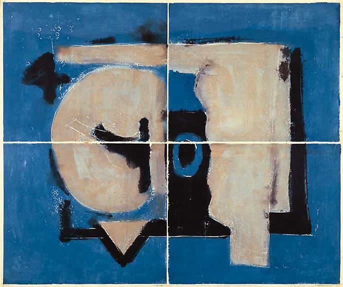 Inv# PP 4014 Untitled, 1972
Water Solube Printer&amp;#39;s Ink and Casein
on Handmade Japanese Paper
38 3/4 x 47 inches&amp;nbsp;&amp;nbsp;
98.4 x 119.4 cm