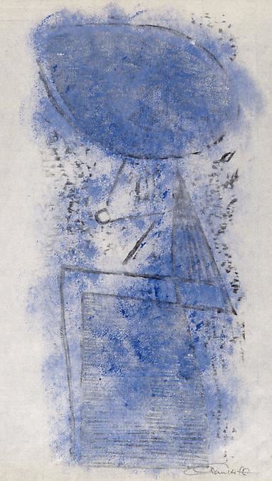 Untitled, AWdC-M 0502,&amp;nbsp;c.1940-60s
Water Soluble Printer&amp;#39;s Ink
on Japanese Paper
H:&amp;nbsp;12 3/4 x W: 7 5/8 inches