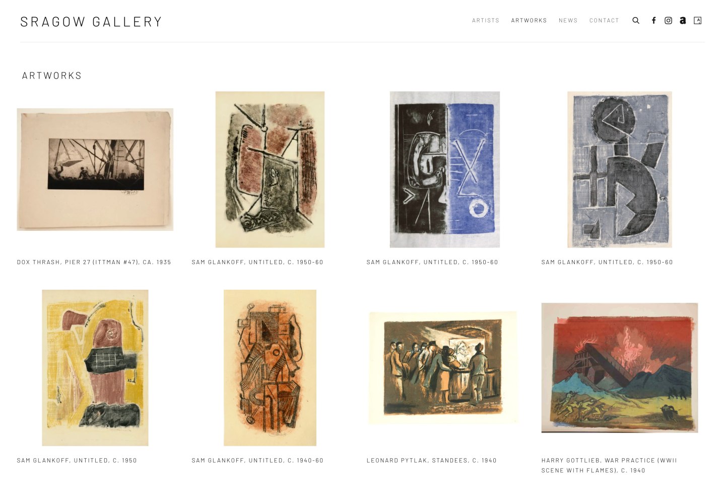 Sragow Gallery, New York