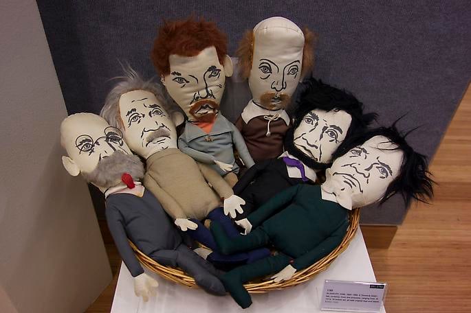 The 6 Greatnik Dolls (c. 1960s)
Bonhams
Fine Books &amp;amp; Manuscripts Sale
December 11, 2013 Lot 1185

Provenance: Claire Booth Luce