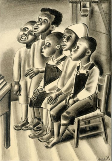 Inv# PII 035 Untitled, c. 1930s
Pen and Ink/Graphite on Bristol Board
7 1/8 x 5 1/8 inches
18.1 x 13.02 cm